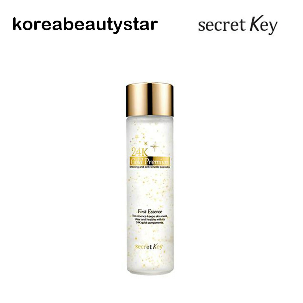 楽天市場 Secret Key 24kゴールドプレミアムファーストエッセンス 150ml Secretkey 24k Gold Premium First Essence 150ml エッセンス 血清 基礎ケア 黄金 スキンケア 韓国コスメ Koreabeautystar