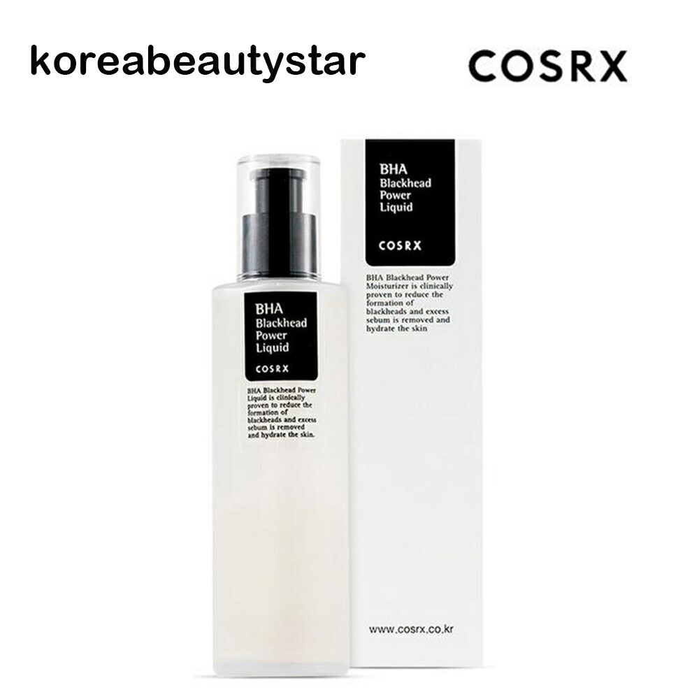 楽天市場 Cosrx Bhaブラックヘッドパワーリキッド 100ml Cosrx Bha Blackhead Power Liquid 100ml トナー エッセンス スキンケア Sns 韓国化粧品 Koreabeautystar