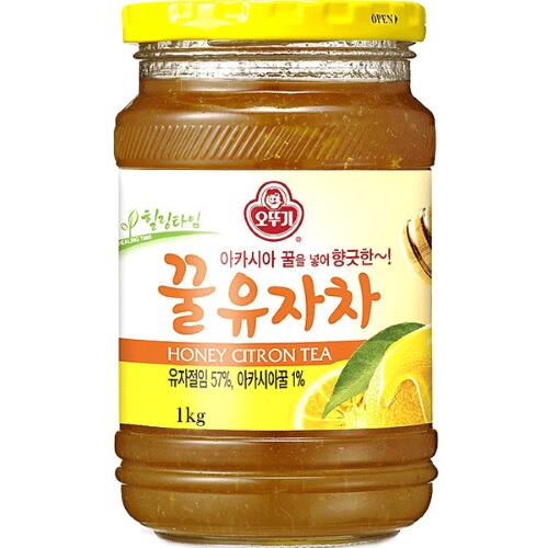 [オットギ] 蜂蜜ゆず茶1kg 9本(1BOX)セット 韓国食品 韓国 お茶 韓国食材 柚子 ゆず 柚子茶 疲労 回復 免疫 炭酸 ホットアイス 紅茶 伝統茶 健康茶 韓国 ドリンク 韓国飲料 激安