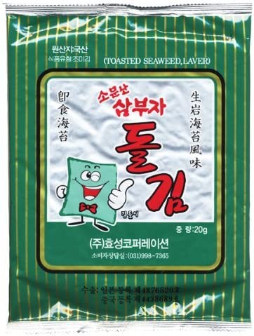 韓国海苔　【全形】　うわさのサンブジャのり　1BOX　３０個入