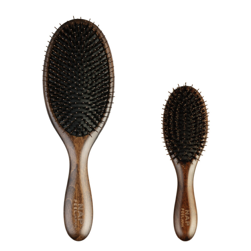 楽天市場】NAPパドルブラシ チタニウムピン パドルブラシ頭皮ケア