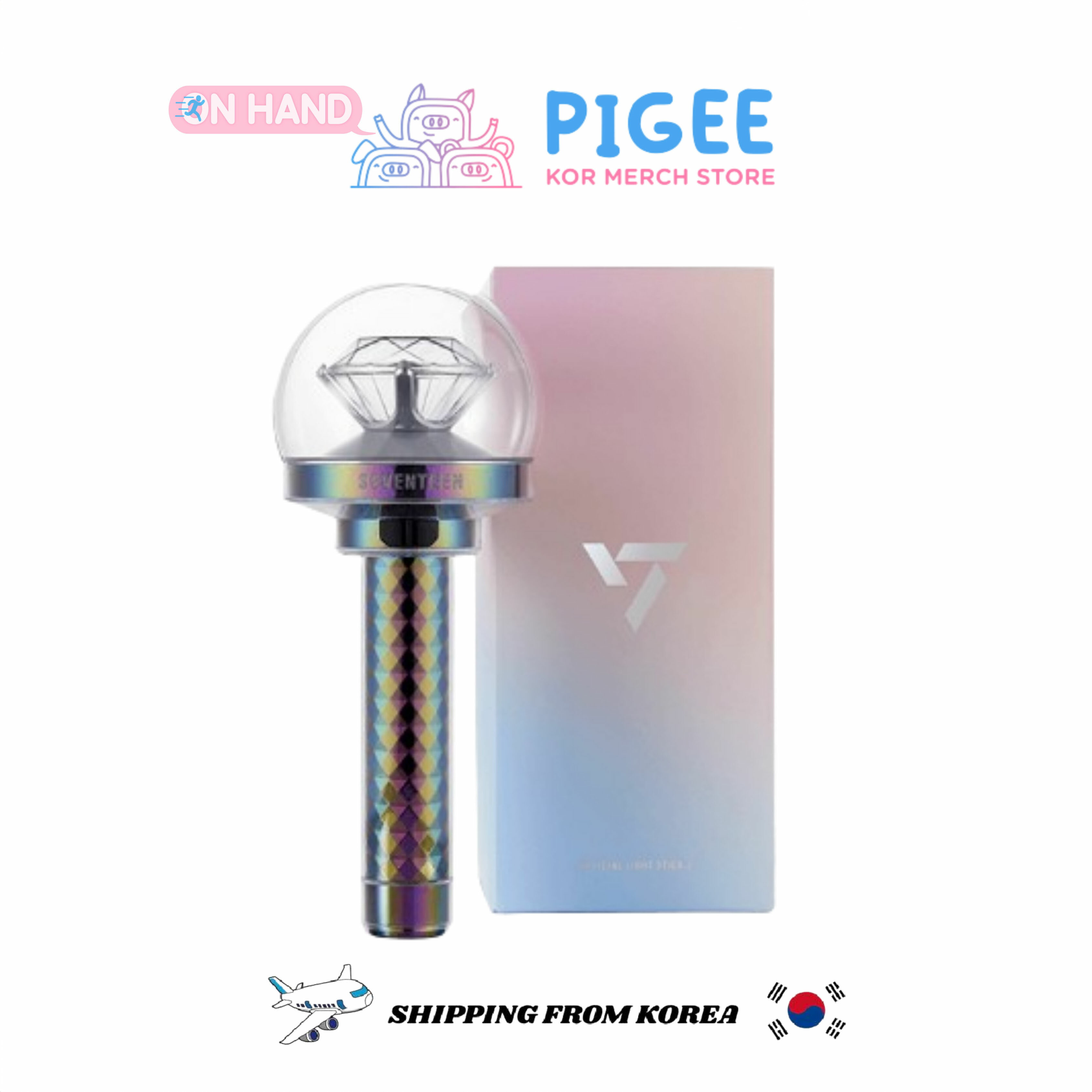 SEVENTEEN ペンライト 2点セット　公式 SEVENTEEN セブチ ペンライト ver.2 - メルカリ