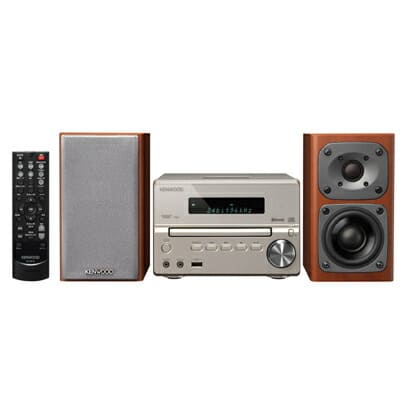 貨物輸送無料 JVC 構成要素 XK-330 | XK330 ケンウッド パウダーコンパクトHi-Fi 取り合わせ ゴールド 黒いこと 広広としたFM相応う