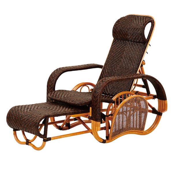 KOREDA: It is a folding expression sofa deck chair rattan rattan inn