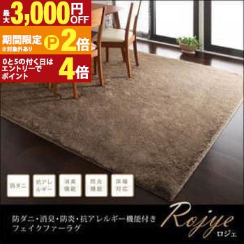 送料無料 ラグ 200cm×250cm | ファーラグ フェイクファー ラグマット マット カーペット【最大3,000円OFFクーポン配布中|20日P2倍】|【コ・レ・ダ】 家電*インテリア