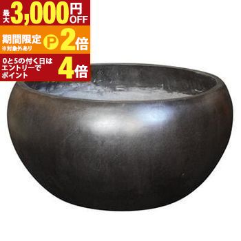 送料無料 ガーデンポット ボウル型 L | ガーデン用品 インテリアグリーン 花器 プランター 暮らし 彩り おしゃれ カフェ風 グリーン インテリア 観葉植物 鉢 鉢植え 18,014円
