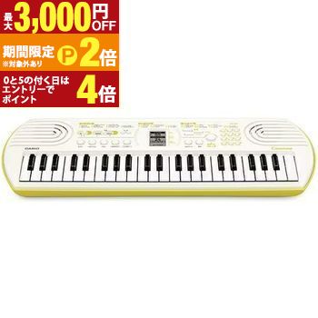 【最大3,000円OFFクーポン有・15日PT2倍！お買い物マラソン】 カシオ ミニ鍵盤キーボード SA-80WE | SA80WE CASIO Casiotone ブラック SA80