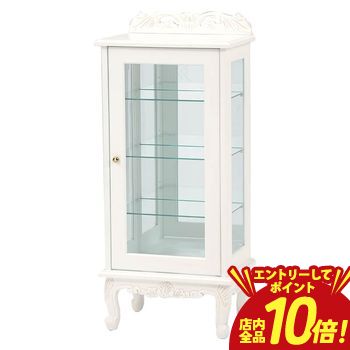 【P10倍（要エントリー）＋クーポン】 送料無料 ガラスキャビネット アンティーク調 猫脚 | チェスト サイドチェストラック rack 収納ラック 収納 収納棚 収納家具 ディスプレイラック 棚 キャビネット ナチュラル モダン アンティーク