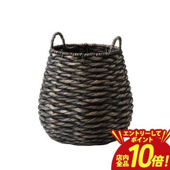 【P10倍（要エントリー）＋クーポン】 ガーデンポット バスケット L | ／ガーデン用品 インテリアグリーン 花器 プランター 暮らし 彩り おしゃれ カフェ風 グリーン インテリア 観葉植物 鉢 鉢植え