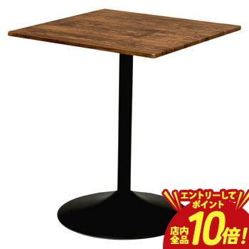 【P10倍（要エントリー）＋クーポン】 カフェテーブル 角型 W60cm｜テーブル 正方形 四角 カフエテーブル 幅60cm ダイニングテーブル サイドテーブル 北欧 木製天板 おしゃれ 食卓テーブル 一人暮らし コーヒーテーブル カフェ おしゃれ カフェ風 スクエア スチール脚