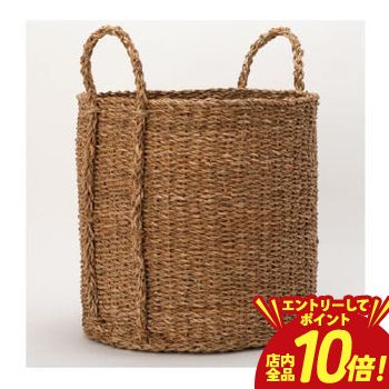 【P10倍（要エントリー）＋クーポン】 園芸 インテリア ポット ホグラ草 バスケット 40 natural バスケット 花 観葉植物用 おしゃれ カゴ かご ナチュラル アジアン 雑貨 アジアン雑貨 かごバスケット インテリア ホグラ草 ポット 植木鉢 園芸
