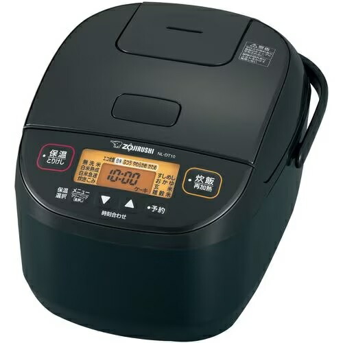 象印 パソコン炊飯器 NL-DT10 | ZOJIRUSHI 象印マホービン パソコン炊飯ジャー 5.5合炊き 黒いこと NLDT10BA