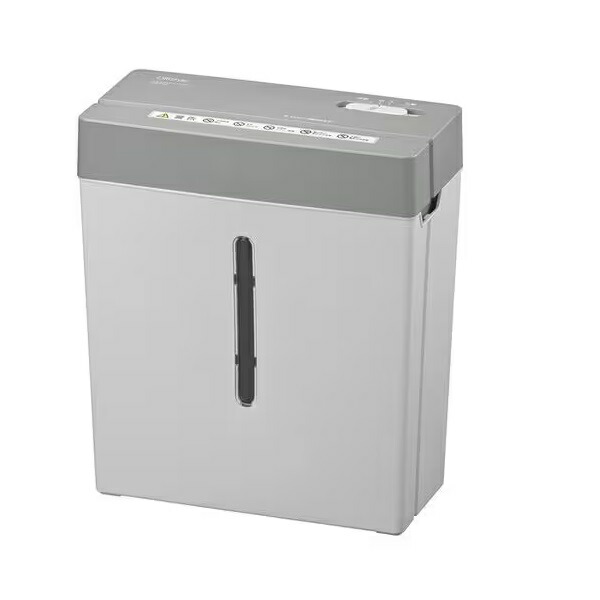 オーム電機 シュレッダー SHR-X525 | OHM クロスカットシュレッダー はりつけ台取りすてる A4大いさ 薄墨色 SHRX525