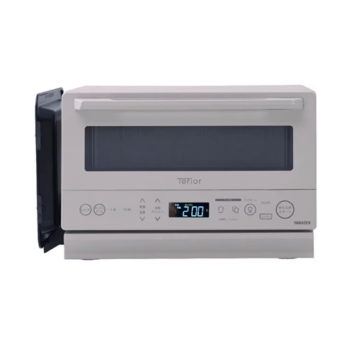 ヤマゼン オーブンレンジ NERZ-WF150TV | 山善 YAMAZEN 高効率オーブンレンジ 15L 縦開き ショコラベージュ NERZ-WF150TV-CB