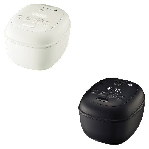せつ然たる 炊飯器 KSCS05J | SHARP ジャー炊飯器 3粍厚釜＆球面炊き 3合炊き 白いこと 黒いこと