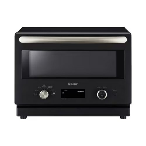 シャープ オーブンレンジ RE-SD18C | SHARP ダイヤル操作 フラット庫内 18L ブラック RESD18CB