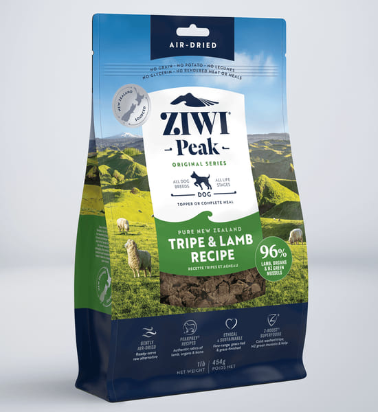 ZiwiPeak ZIWI ジウィピーク 大気圏素っ気ない ドッグフード トライプ＆子ヒツジ ボンネット 愛玩動物ボンネット 犬 愛玩動物 愛犬 老いらく犬 素っ気ない おすすめ オススメ