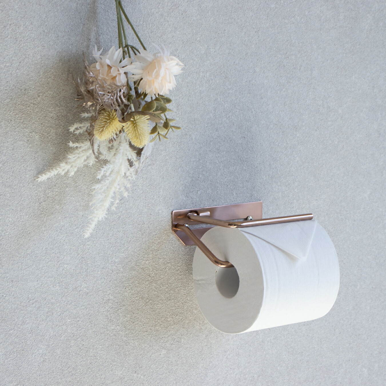 ステンレストイレットペーパーホルダー | ペーパーホルダー シンプル シングル ダブルトイレットペーパーホルダー おしゃれなトイレットペーパーホルダー 1連 2連 おしゃれ コンパクト ピンク ピンクゴールド 錆防止 壁付け モダン かわいい