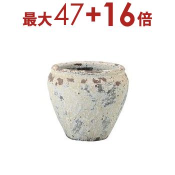 【茶道具】大きな花瓶石器ヴィンテージ植木鉢 楽天市場】プランター 鉢 いにしえ 和花器 純朴ミドルポット