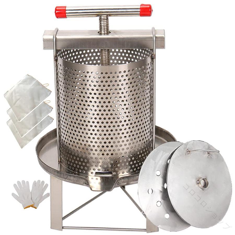 蜂みつ 締め付ける機 蜜 絞り 機 蜂みつ分け隔てる器 養蜂物の具 遠心機 蜂みつ抽き出し器 絞り器 手動 干上がる機 飲んだくれ 手動 締め付ける機 10L ハニーストレーナー 蜂みつ選び取る器 ハニーセパレーター 手動式 蜂