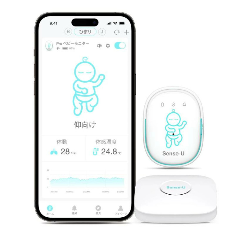 楽天市場】安心の1年保証付き！日本語説明書付き！hisense社 Babysense