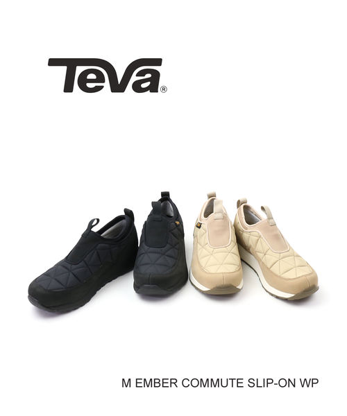 【40%OFF】テバ Teva メンズ 全天候対応 キルティング スリッポンシューズ スニーカー エンバー コミュート スリッポン ウォータープルーフ M EMBER COMMUTE SLIP-ON WP・1116051-2542002(メンズ)|小三郎商店