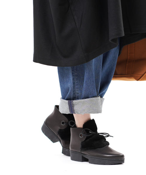 後払い手数料無料 ショートブーツ ファー付き Trippen トリッペン カーフレザー ムートン シューズ Conduct Conduct Wa M レディース 靴 Conduct Wa M Rashiastrologer Com