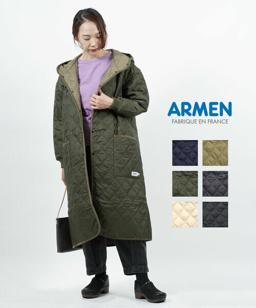 海外正規品・楽天市場店 フランス製 ARMEN ウォッシュ加工 7分袖