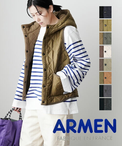 楽天市場】【クーポンで20%OFF】アーメン/ARMEN ナイロン×フリース