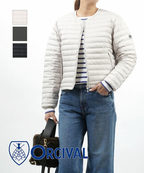 ORCIVAL ホワイトダウンジャケットインナーダウン
