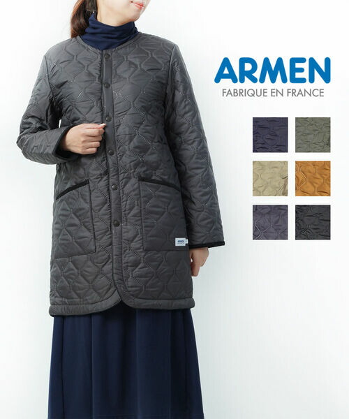 楽天市場】【20%OFF】アーメン ARMEN コート ジャケット ノーカラ