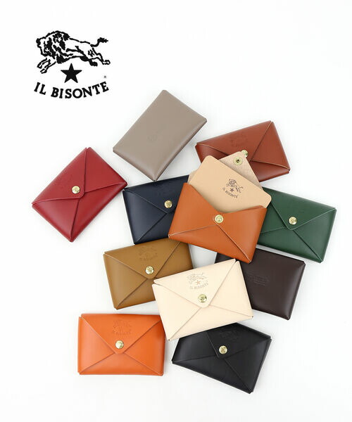 イルビゾンテ 名刺入れ 正規品 IL BISONTE レザー 折りたたみ カードケース コンパクト シンプル ユニセックス ギフト ・5432404293-0062301(メール便可能商品)[M便 4/5](メンズ)(レディース) 6,930円