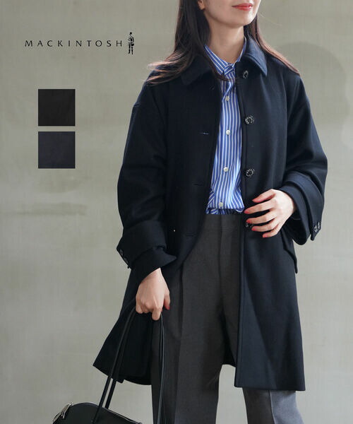 楽天市場】マッキントッシュ コート ハンビー ショートコート ブラック