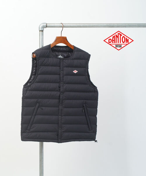 DANTON ブラック ダウンベスト DANTON（ダントン）の「DANTON DOWN VEST（ダウンベスト）」 - WEAR