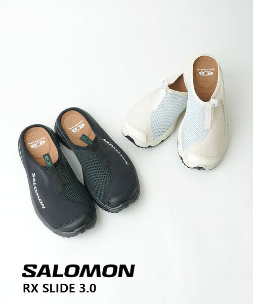 【マラソン期間中ポイント10倍】サロモン SALOMON サンダル リカバリーサンダル リカバリー シューズ スリッポン 軽量 通気性 スポーツ ランニング・RX-SLIDE3-5132501(メンズ)(レディース)(A-2)｜小三郎商店