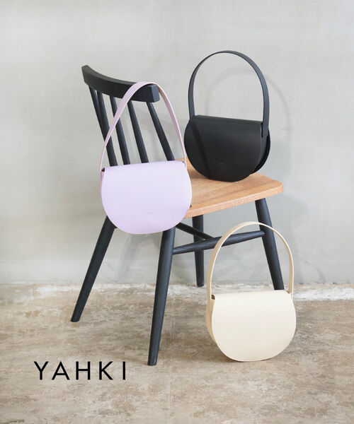 【マラソン期間中ポイント10倍】ヤーキ YAHKI バッグ ショルダーバッグ ワンショルダー ハーフムーン 半月型 肩掛け フェイクレザー おしゃれ きれいめ・YH-470V-2702501(レディース)