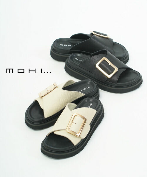楽天市場】【30%OFF】モヒ MOHI サンダル 厚底 バックル ベルト