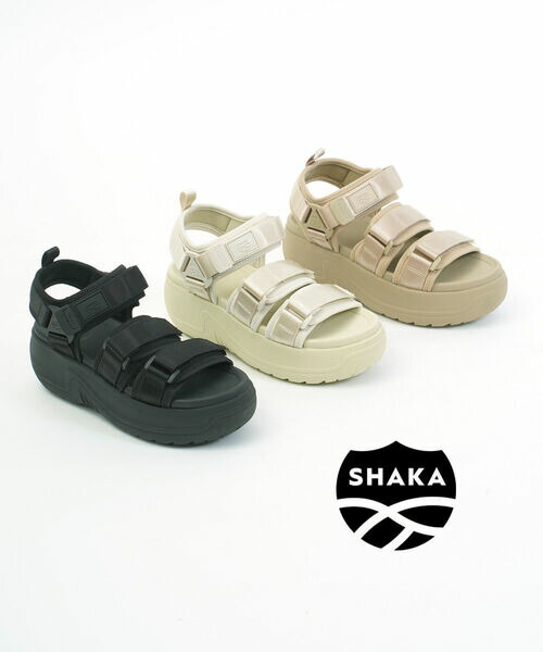 【ポイント10倍】シャカ SHAKA サンダル スポールサンダル スポサン ネオ バンジー エヴォル チャンキー 厚底 軽量 ベルクロ アウトドア・SK-313-2522501(レディース)(Z)