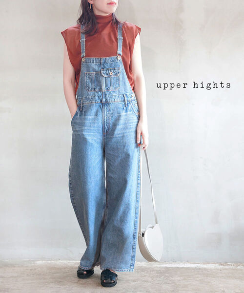 upper hights アッパーハイツ サロペット デニム オーバーオール upperhights｜アッパーハイツのサロペット/オーバーオール（デニム