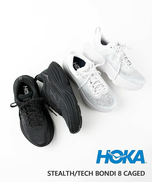 【4/15限定10%クーポン&ポイント10倍】【2026年春夏新作】ホカ HOKA スニーカー ボンダイ8 ステルス テック ランニング シューズ 厚底 軽量 アウトドア・1155391-2542601(レディース)(JP)