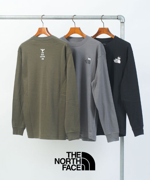 【マラソン期間中ポイント10倍】【2026年春夏新作】ザ ノースフェイス THE NORTH FACE 長袖 Tシャツ ロンT トップス カットソー 紫外線 UVカット ロゴ 刺繍・NT32658-2532601(メール便可能商品)[M便 5/5](メンズ)(レディース)