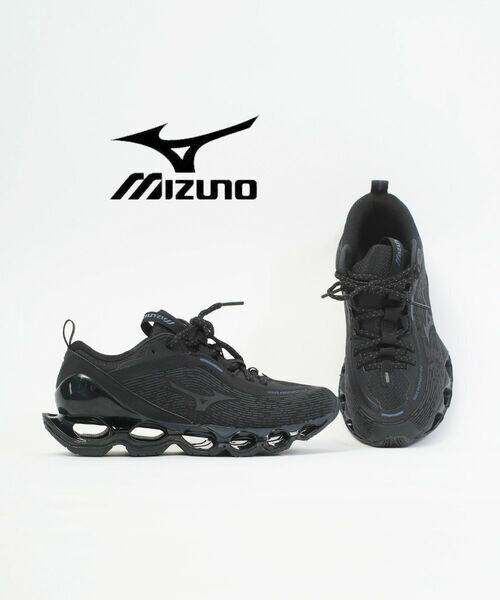 【2026年春夏新作】ミズノ MIZUNO ランニングシューズ シューズ スニーカー ハイテク テック スポーツ カジュアル ストリート ブラック 黒・D1GA260502-0242601(メンズ)(レディース)(C-3)