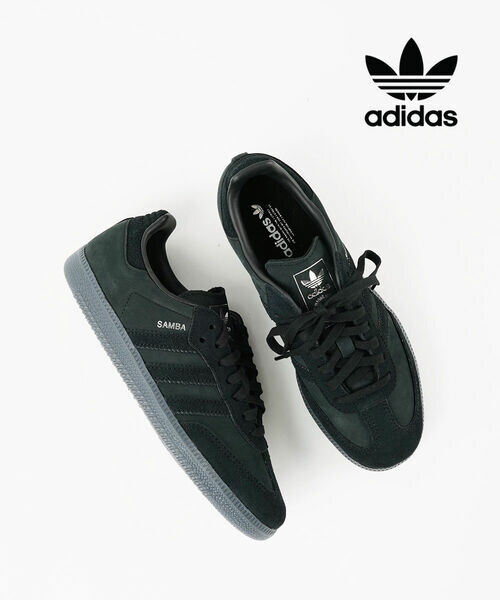 【ポイント2倍】【2026年春夏新作】アディダス adidas スニーカー サンバ シューズ 靴 レザー 本革 ローカット ブラック 黒 カジュアル おしゃれ 人気・KI0013-0122601(メンズ)(レディース)(E-2)