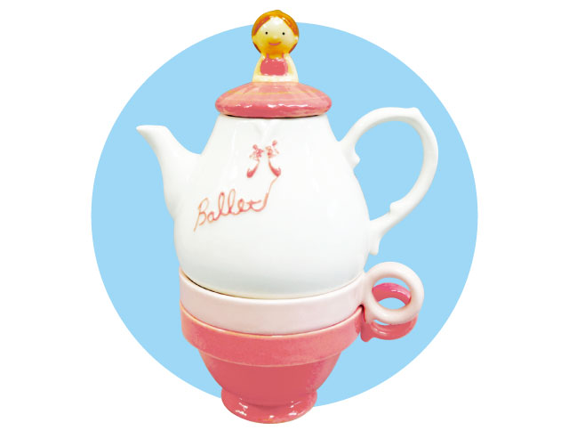 楽天市場】ティーフォーツー ポット＆カップセット キャット ネコ sk