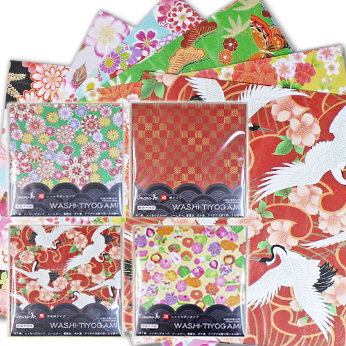 楽天市場】彩色和紙おりがみ「第二集 中」折り紙 千代紙 美濃和紙 9cm