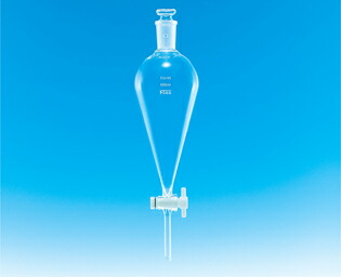 Fineスキーブ型分液ロート200mL 平栓TF活栓