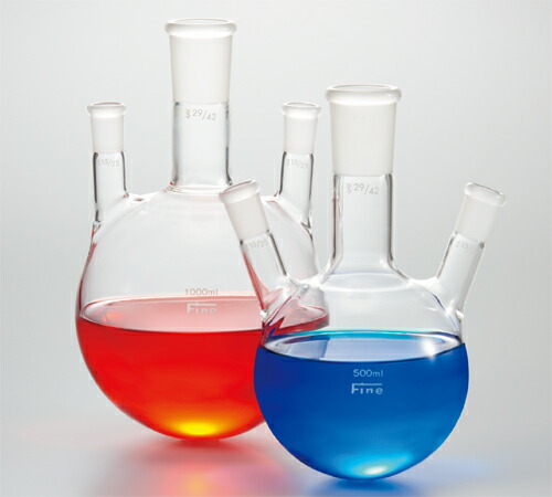 Fine共通摺合三口フラスコ 50mL 29-15