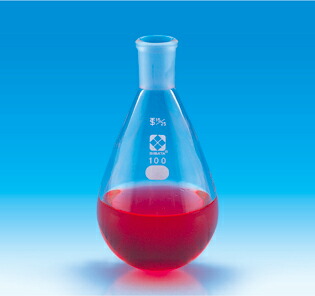 共通なす形フラスコ 300mL 19/38｜越路商会　店