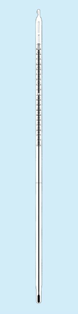 アルコｰル足長棒状温度計 -30~50℃ 450mm