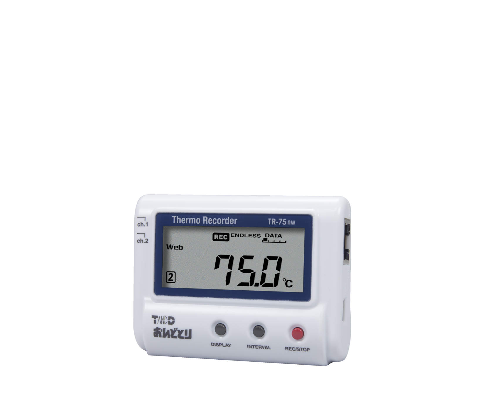 T&D 温度記録計 熱電対タイプ おんどとり TR-75nw｜越路商会　店 21,657円